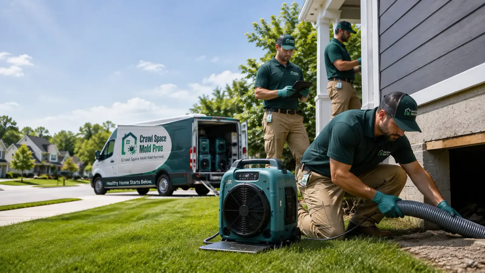 Crawl Space Mold Removal in Parks, AR